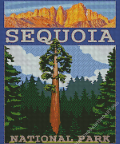 Sequoia National Forest Poster Diamond Painting