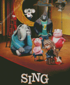 Sing Movie Diamond Painting