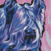 Skye Terrier Abstract Art Diamond Painting