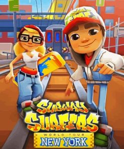 Subway Surfers Poster Diamond Painting