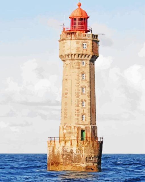 The Phare De La Jument Lighthouse Diamond Painting