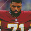 Trent Williams Redskins Player Diamond Painting