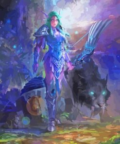 Tyrande Whisperwind Character Art Diamond Painting