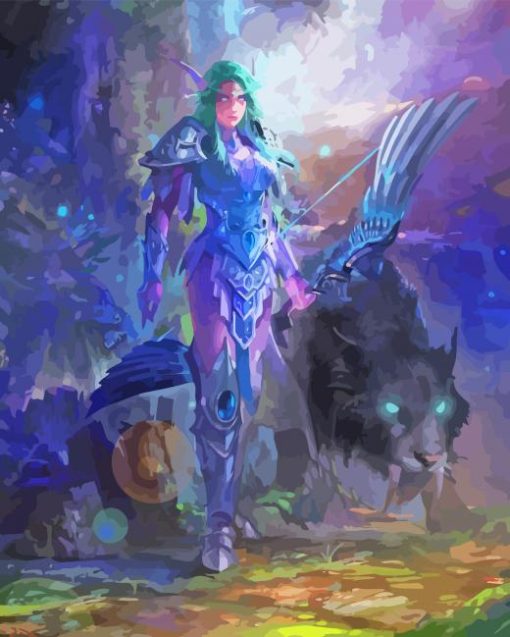 Tyrande Whisperwind Character Art Diamond Painting