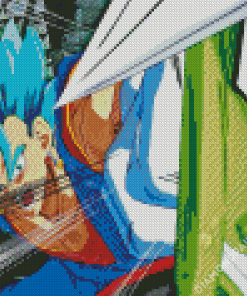 Vegito Blue And Zamasu Diamond Painting