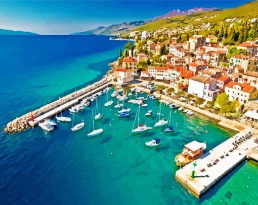 Volosco Opatija Croatia Diamond Painting