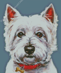 Westie Dog Diamond Painting