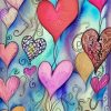 Whimsical Hearts Diamond Painting