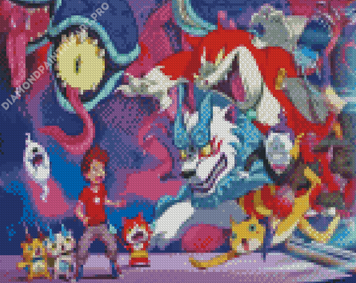 Yo Kai Watch Diamond Painting