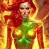 Aesthetic Jean Grey Diamond Painting