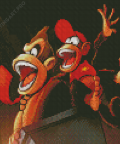 Aesthetic Donkey Kong Diamond Painting