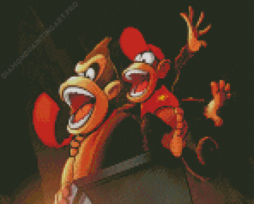 Aesthetic Donkey Kong Diamond Painting