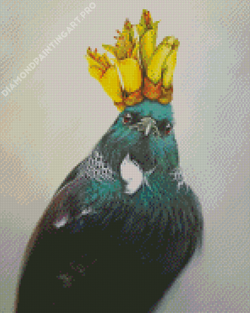 Bird With Kowhai Diamond Painting