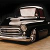 Black Camionnette Chevrolet Diamond Painting