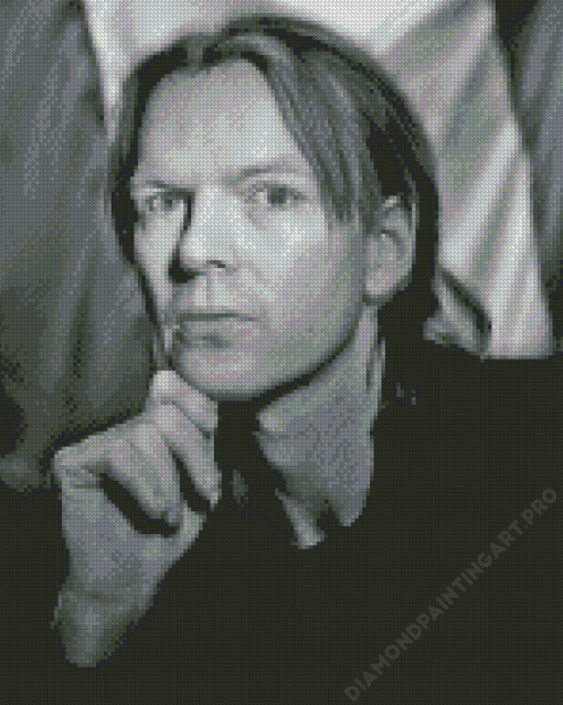 Black And White Jim Carroll Diamond Painting