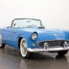 Blue 1956 Thunderbird Car Diamond Painting