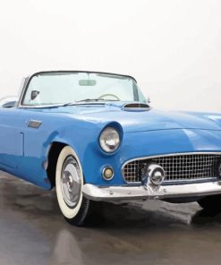 Blue 1956 Thunderbird Car Diamond Painting