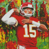 Colorful Patrick Mahomes Diamond Painting