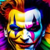 Colorful Creepy Clown Diamond Painting