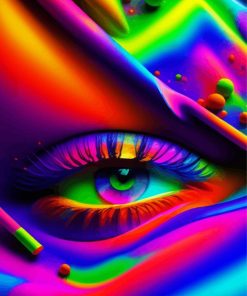 Colorful Eye Diamond Painting