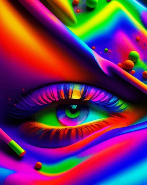 Colorful Eye Diamond Painting