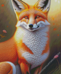 Red Fox Diamond Painting