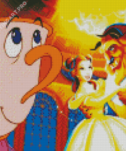 Disney Beauty And The Beast Chip Diamond Painting