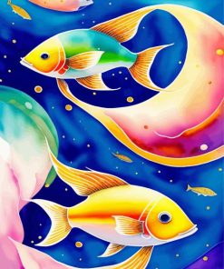 Fishes Art Diamond Painting