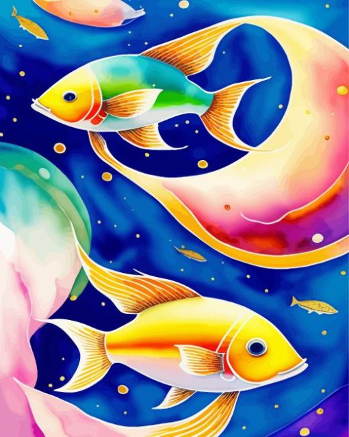 Fishes Art Diamond Painting