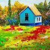 House Near Fields Diamond Painting