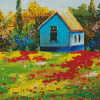 House Near Fields Diamond Painting