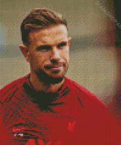 Jordan Henderson Liverpool Fc Diamond Painting