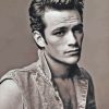 Monochrome Luke Perry Diamond Painting