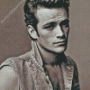 Monochrome Luke Perry Diamond Painting