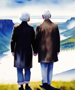 Old Couple Hands Diamond Painting