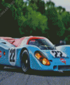 Porsche Le Mans Diamond Painting