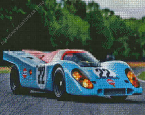 Porsche Le Mans Diamond Painting