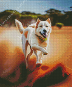 Running Dog Diamond Painting