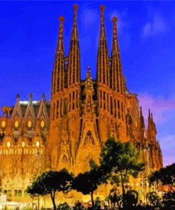 Sagrada Familia Spain Diamond Painting