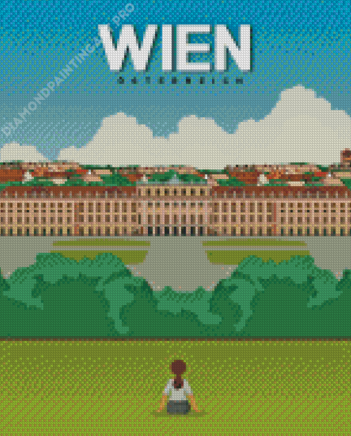 Schonbrunn Palace Poster Diamond Painting