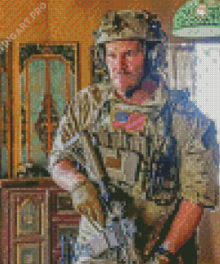 Seal Team Character Diamond Painting