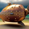 Steampunk Submarine Turtle Shape Diamond Painting