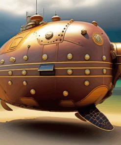 Steampunk Submarine Turtle Shape Diamond Painting