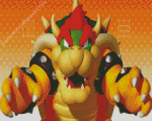 Super Mario Bowser Diamond Painting