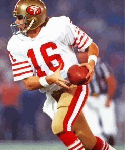 The American Footballer Joe Montana Diamond Painting