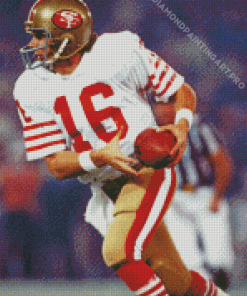 The American Footballer Joe Montana Diamond Painting