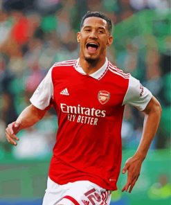 The Footballer William Saliba Diamond Painting