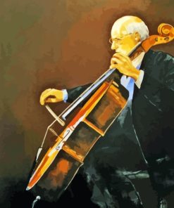 Violoncellist Man Diamond Painting