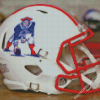 White Patriots Helmet Diamond Painting