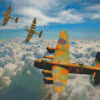 Avro Lancaster Planes Diamond Painting